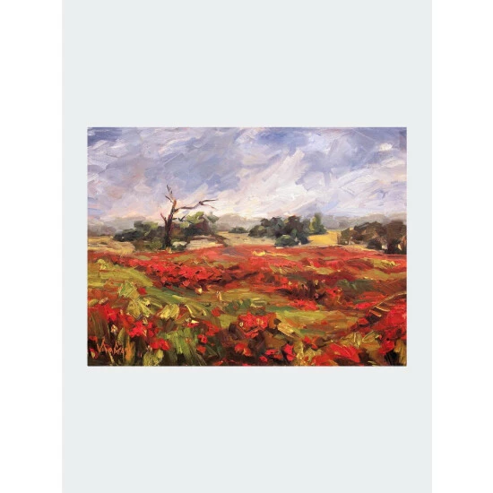 John Beard Collection Blaze Of Poppies Art 1 John Beard Collection Blaze Of Poppies Art