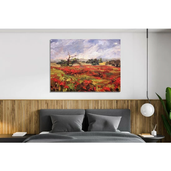 John Beard Collection Blaze Of Poppies Art 2 John Beard Collection Blaze Of Poppies Art - Image 2
