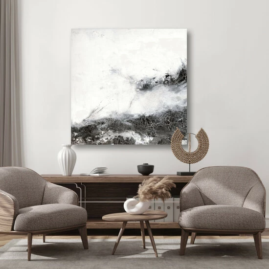 John Beard Collection Black & Gray II Abstract Art 2 John Beard Collection Black & Gray II Abstract Art - Image 2