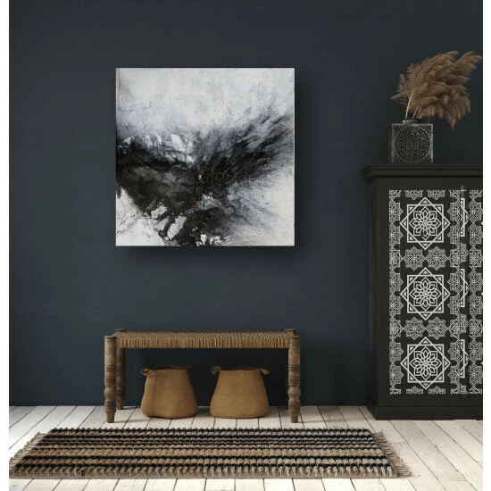 John Beard Collection Black & Gray III Abstract Art 3 John Beard Collection Black & Gray III Abstract Art - Image 3