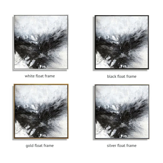 John Beard Collection Black & Gray III Abstract Art 6 John Beard Collection Black & Gray III Abstract Art - Image 6