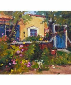 John Beard Collection Blue Gate Abstract Art