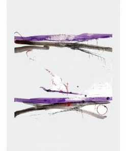 John Beard Collection Purple Black IV Art