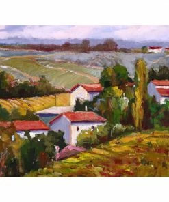 John Beard Collection Chateau De La Grav Landscape Art