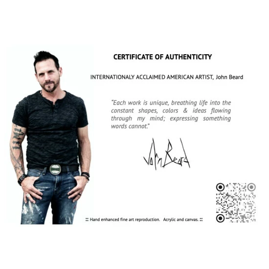 John Beard Collection Seven Abstract Art 8 John Beard Collection Seven Abstract Art - Image 8