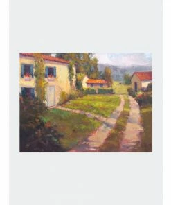 John Beard Collection Blue Shutters Art Green