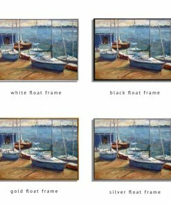 John Beard Collection Boats Of Borge Art Blue -John Beard Collection Shop unnamed file 2345
