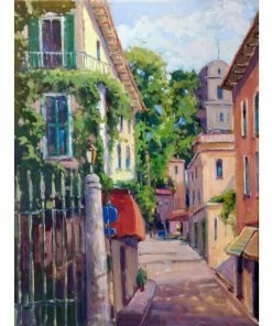 John Beard Collection Balcony In The City Art