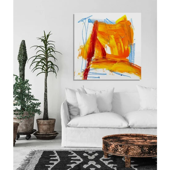 John Beard Collection Amber Abstract Art 2 John Beard Collection Amber Abstract Art - Image 2