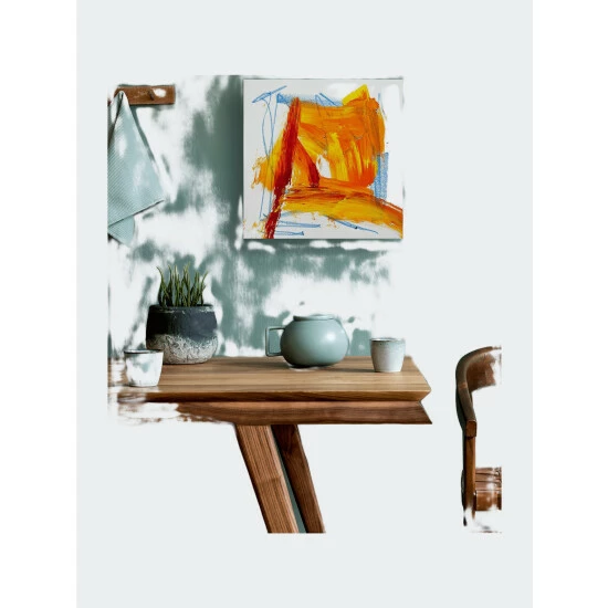 John Beard Collection Amber Abstract Art 5 John Beard Collection Amber Abstract Art - Image 5